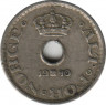 Монета. Норвегия. 10 эре 1940 год. ав.