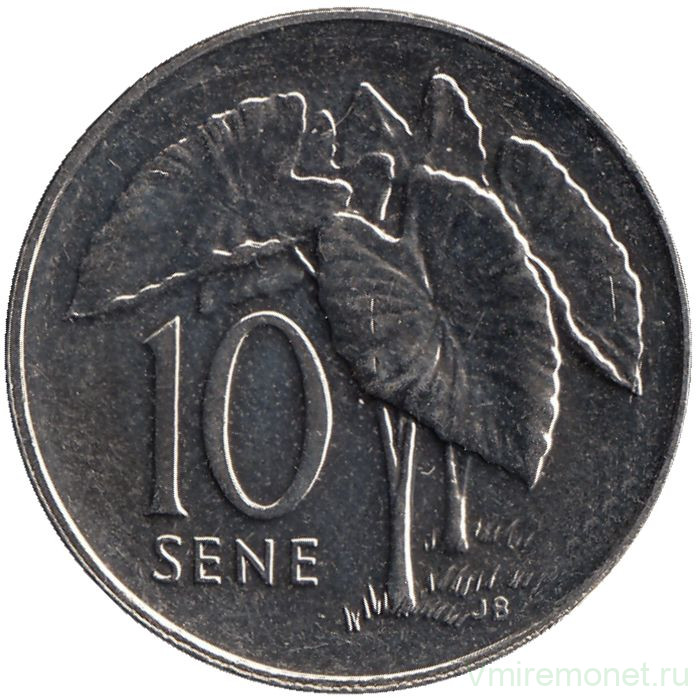 Монета. Самоа. 10 сене 2010 год.