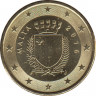 Монета. Мальта. 10 центов 2016 год. ав.