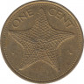 Монета. Багамские острова. 1 цент 1980 год. рев.
