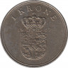Монета. Дания. 1 крона 1967 год. ав.