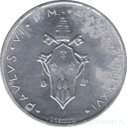 Монета. Ватикан. 2 лиры 1976 год. Агнец.