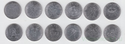 Монета. Сомалилэнд. Набор из 12 монет 10 шиллингов 2012 год. Лунный зодиак.