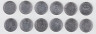 Монета. Сомалилэнд. Набор из 12 монет 10 шиллингов 2012 год. Лунный зодиак. ав.