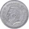 Монета. Монако. 1 франк 1943 год. ав.