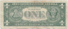 Банкнота. США. 1 доллар 1957 год. Синяя печать. Q. Тип 419a.  