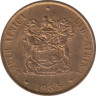 Монета. Южно-Африканская республика. 2 цента 1985 год. ав.