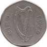Монета. Ирландия. 50 пенсов 1979 год. рев.