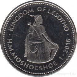 Монета. Лесото (анклав в ЮАР). 1 лоти 2016 год.