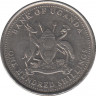 Монета. Уганда. 100 шиллингов 2008 год. Сталь покрытая никелем. рев.