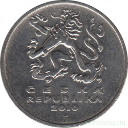Монета. Чехия. 5 крон 2010 год.