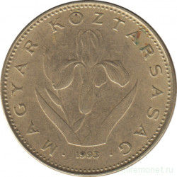 Монета. Венгрия. 20 форинтов 1993 год.