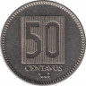 Монета. Эквадор. 50 сентаво 1988 год. ав.