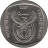 Монета. Южно-Африканская республика (ЮАР). 2 ранда 2007 год. ав.