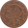 Монета. Германия. 2 цента 2011 год. (D). ав.