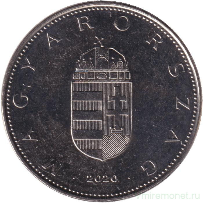 Монета. Венгрия. 10 форинтов 2020 год.