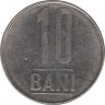  Монета. Румыния. 10 бань 2005 год. рев.