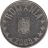  Монета. Румыния. 10 бань 2005 год. ав.