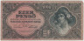 Банкнота. Венгрия. 1000 пенгё 1945 год. Тип 118а. ав.