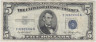 Банкнота. США. 5 долларов 1953 год. Тип 417. ав.