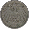 Монета. Германия (Германская империя 1871-1922). 10 пфеннигов 1906 год. (E). рев.