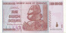 Банкнота. Зимбабве. 5000000000 долларов 2008 год. Тип 84.