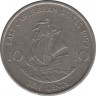 Монета. Восточные Карибские государства. 10 центов 1999 год. ав.
