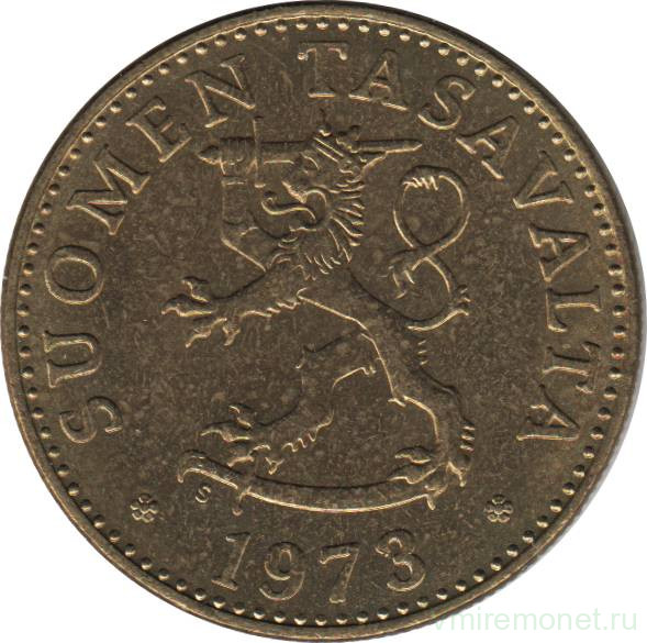 Монета. Финляндия. 50 пенни 1973 год.