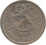 Аверс.Монета. Финляндия. 1 марка 1978 год.