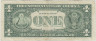 Банкнота. США. 1 доллар 1995 год. G. Тип 496а. рев.