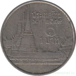 Монета. Тайланд. 1 бат 2006 (2549) год.
