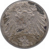 Монета. Германия (Германская империя 1871-1922). 5 пфеннигов 1914 год. (F). рев.