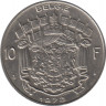 Монета. Бельгия. 10 франков 1973 год. BELGIE. ав.