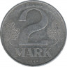  Монета. ГДР. 2 марки 1983 год. ав.