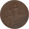 Монета. Франция. 5 сантимов 1909 год. ав.
