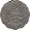 Монета. Багамские острова. 10 центов 1987 год. рев.