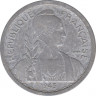 Монета. Французский Индокитай. 10 сантимов 1945 год. (B). ав.