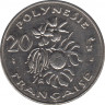 Монета. Французская Полинезия. 20 франков 1999 год. рев.