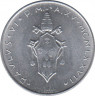 Монета. Ватикан. 2 лиры 1977 год. Агнец. ав.