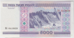 Банкнота. Беларусь. 5000 рублей 2000 год. Тип 29 a.