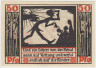 Бона. Нотгельд. Германия. Город Наумбург. 50 пфеннигов 1920 год. Вариант 928.3.а.2. рев.
