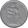 Монета. Французская Полинезия. 2 франка 1982 год. ав.