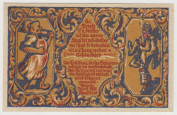 Бона. Нотгельд. Германия. Город Преетц. 50 пфеннигов 1921 год. Вариант 1071.2.
