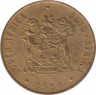 Монета. Южно-Африканская республика. 2 цента 1986 год. ав.