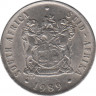 Монета. Южно-Африканская республика (ЮАР). 10 центов 1989 год. ав.