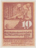 Бона. Нотгельд. Германия. Город Варен. 10 пфеннигов 1921 год. Вариант 1377.1.1. Брак. рев.