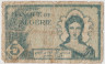 Банкнота. Алжир. 5 франков 1942 год. рев.