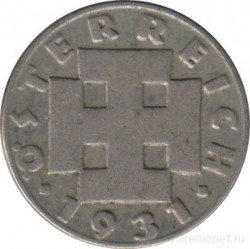 Монета. Австрия. 5 грошей 1931 год.