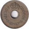 Монета. Фиджи. 1 пенни 1934 год.