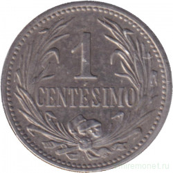 Монета. Уругвай. 1 сентесимо 1936 год.